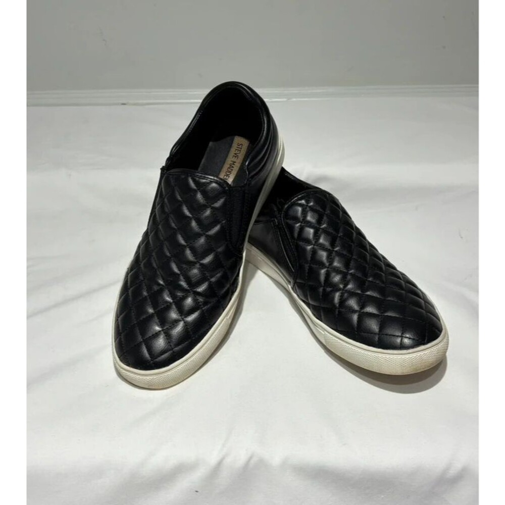 Steve Madden Quilted Slip-on Sneakers Size 11